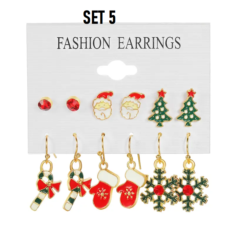 *Doorbuster* Holiday Earring Sets of 6