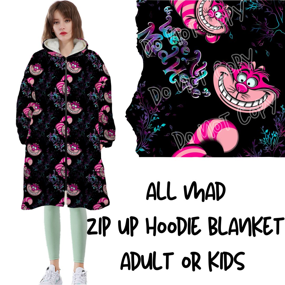 Zip Up Hoodie Blankets