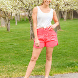 Potential Energy Shorts in Pink