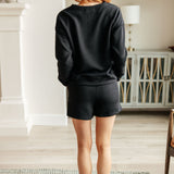 In The Details Long Sleeve Top and Shorts Set