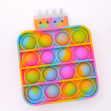 Mini Pop It Notebook in Rainbow