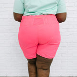 Potential Energy Shorts in Pink